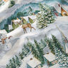 tessuto arredo gobelin Paesaggio invernale – avorio/turchese chiaro,  thumbnail number 2
