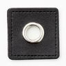 Toppa con occhiello [30 x 30 mm] – nero/argento effetto metallizzato,  thumbnail number 1