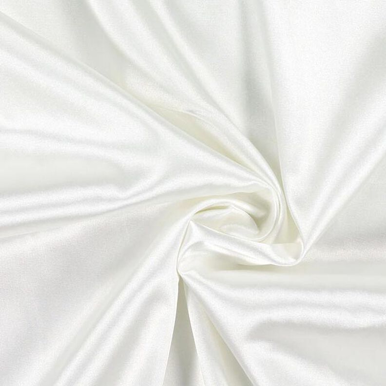 Stretch Satin – bianco lana,  image number 1