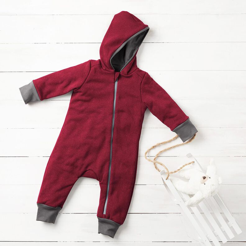 loden follato in lana – rosso carminio, image number 8