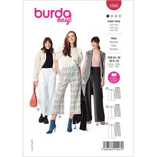 pantalone | Burda 5960 | 34-48, 