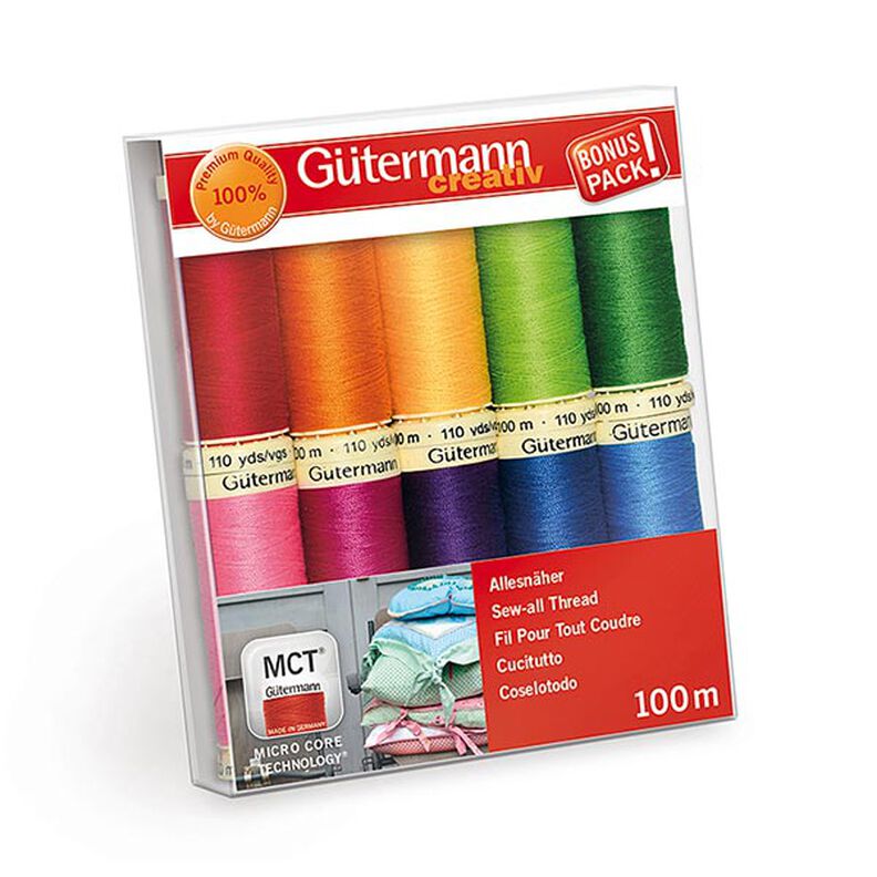Set filo da cucito Cucitutto - colori vivaci - | BONUS PACK! | Gütermann creativ,  image number 1