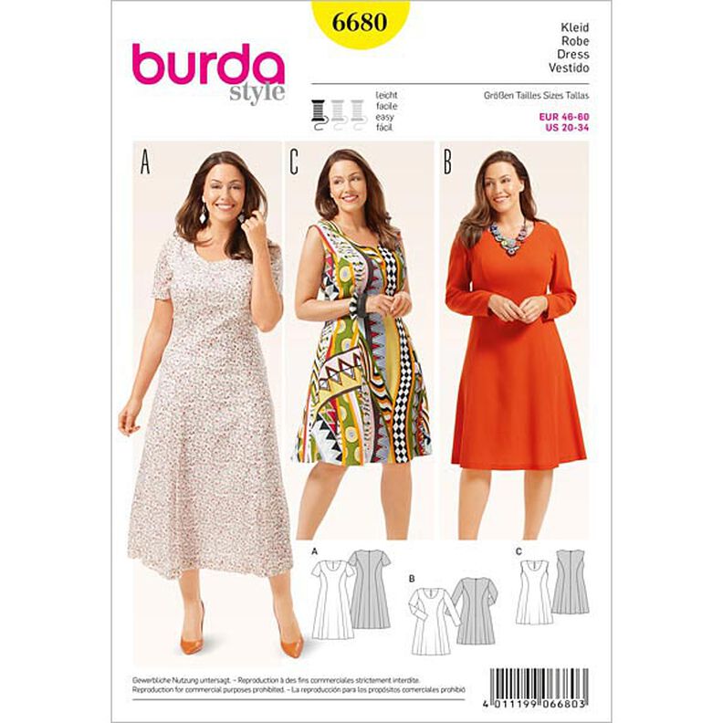 Abito, Burda 6680,  image number 1