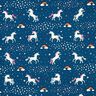 tessuto arredo unicorni danzanti Glow in the Dark – blu oceano/rosa,  thumbnail number 11