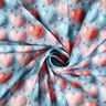popeline di cotone Cuori splendenti stampa digitale – azzurro,  thumbnail number 3