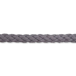 Cordoncino in cotone [Ø 5 mm] – grigio chiaro, 