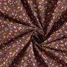 tessuto in cotone cretonne piccoli rami – marrone scuro/uva,  thumbnail number 3