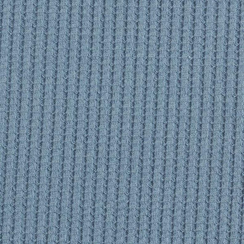 jersey di cotone nido d’ape tinta unita – colore blu jeans,  image number 4