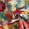tessuto arredo gobelin Tetris – rosso carminio/verde,  thumbnail number 3
