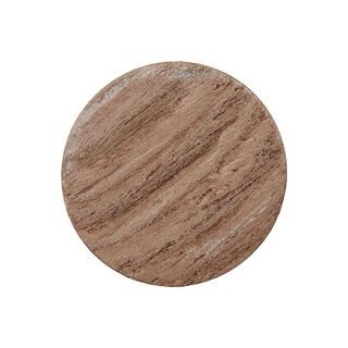bottone in metallo/legno con gambo – marrone chiaro, 