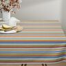Tessuto per tovaglia Righe sottili – bianco/blu,  thumbnail number 7