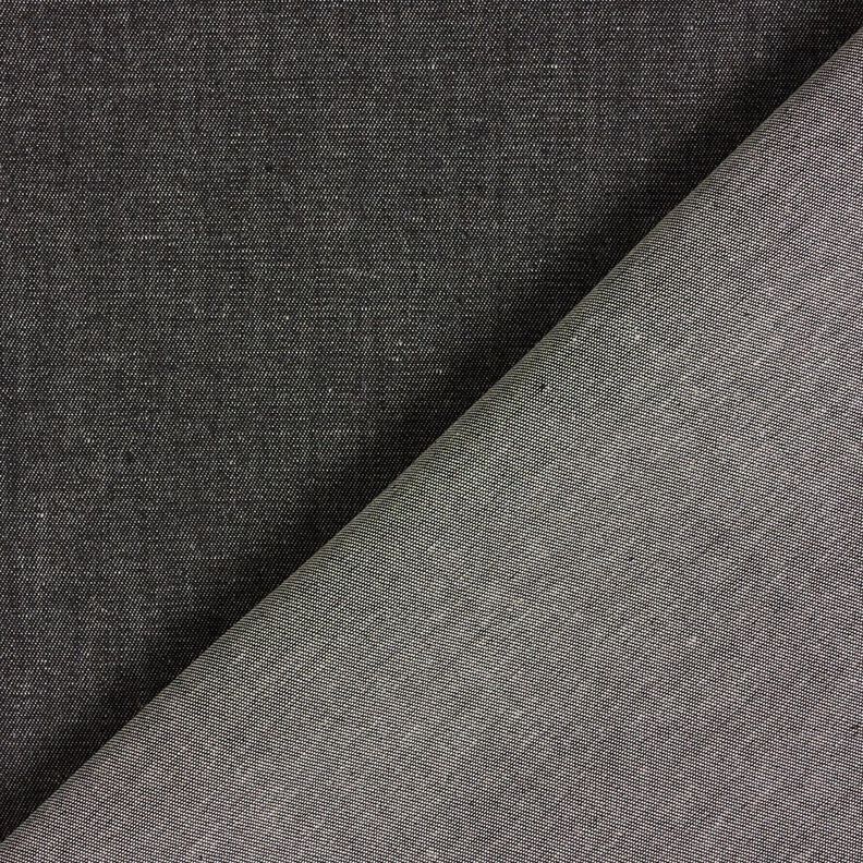 Denim in cotone leggero – nero,  image number 3