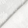 fine batista di cotone Margherite Tridimensionali – bianco,  thumbnail number 5