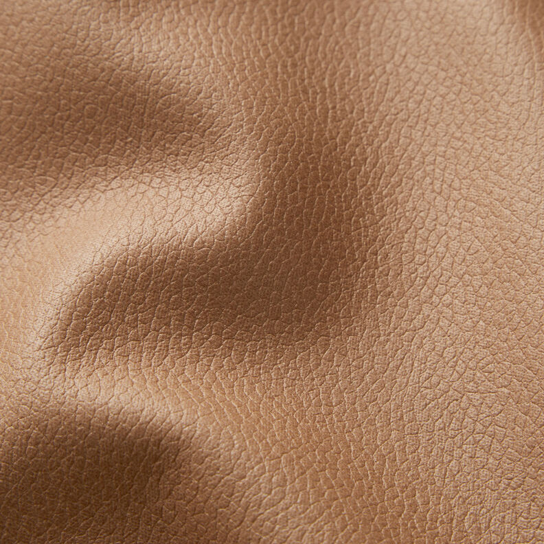 tessuto da tappezzeria similpelle Goffratura leggera – marrone,  image number 2