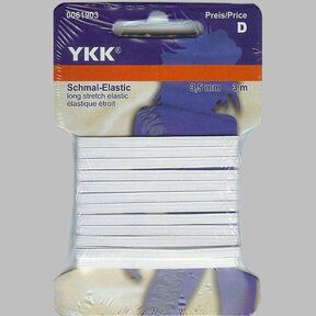 Elastico sottile [3m] – bianco | YKK, 