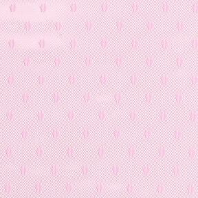 Tessuto a rete soft a pois – rosa, 