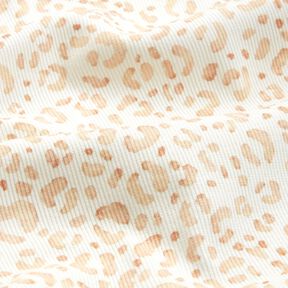 jersey a coste Delicato Leone stampa digitale &ndash; bianco, 