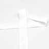 Fettuccia elastica (piega in gomma) opaca [20 mm] – bianco lana,  thumbnail number 1