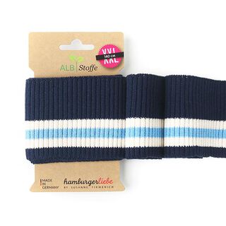 GOTS tessuto in maglia bio per bordi e polsini CUFF ME RIPPED [140 cm | 8 cm] | Albstoffe, 
