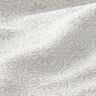 Tessuto jacquard da esterni motivi ornamentali e cerchi – grigio chiaro/bianco lana,  thumbnail number 2