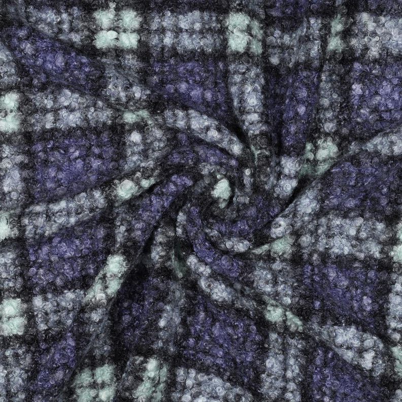 maglia bouclé Controllo – lillà/menta chiaro, image number 3