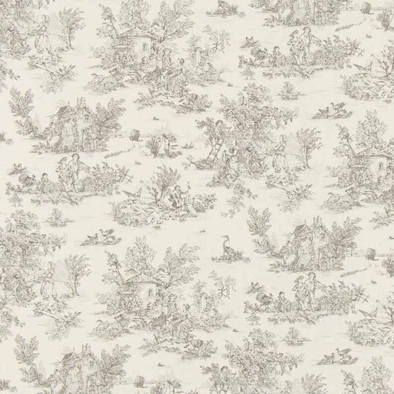 tessuto in cotone Mini Pastorale 280 cm – grigio,  image number 1