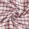 Bouclé grezzo a quadri – bianco/bacca,  thumbnail number 3