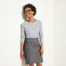 maglia jacquard Righe interrotte – granito/bianco lana,  thumbnail number 6