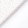 tessuto arredo satin di cotone Piccoli pois colorati – bianco,  thumbnail number 4
