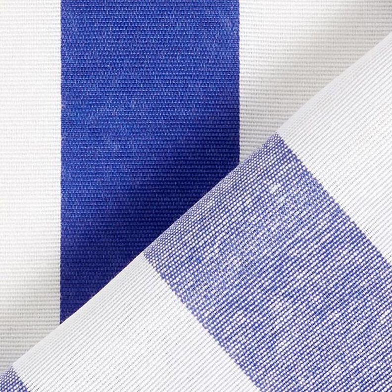 tessuto arredo tessuti canvas strisce – blu/bianco,  image number 4