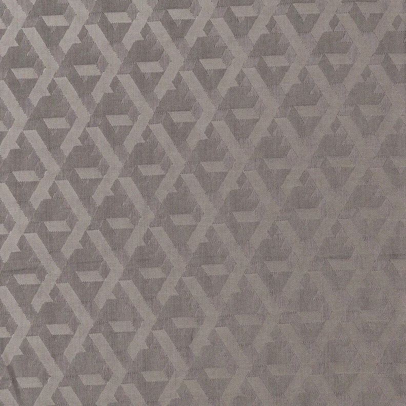 tessuto per fodere Jacquard Forme geometriche – grigio,  image number 1
