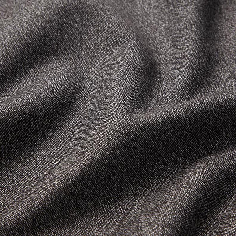 Tessuto da tappezzeria morbido melange – grigio scuro,  image number 3