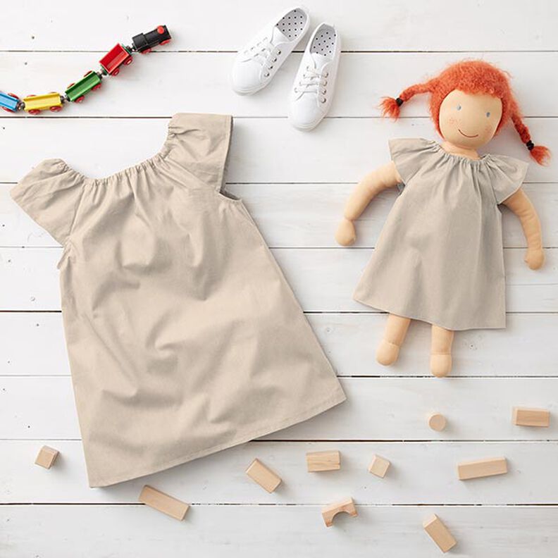 GOTS popeline di cotone | Tula – beige,  image number 6