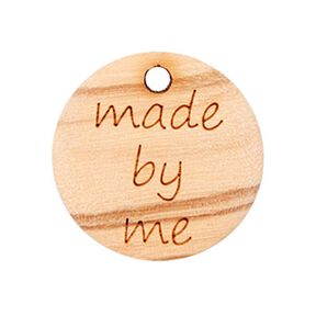ornamento in legno con scritta [ Ø 18 mm ] | Prym – naturale, 
