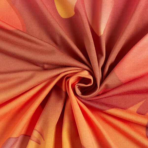 jersey di cotone, farfalle – arancione, image number 3