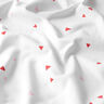 GOTS jersey di cotone triangoli effetto timbro | Tula – bianco,  thumbnail number 2