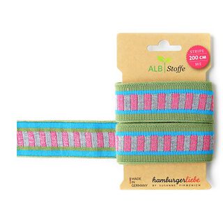 GOTS nastri jacquard bio STRIPE ME ICON [200 cm | 3,5 cm] | Albstoffe | Hamburger Liebe, 