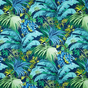 mezzo panama tessuto arredo Polinesia – blu/verde, 