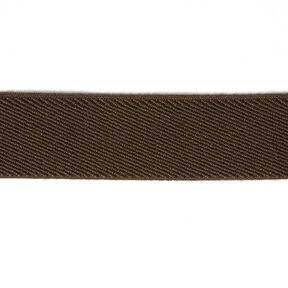Nastro elastico basic - marrone scuro, 