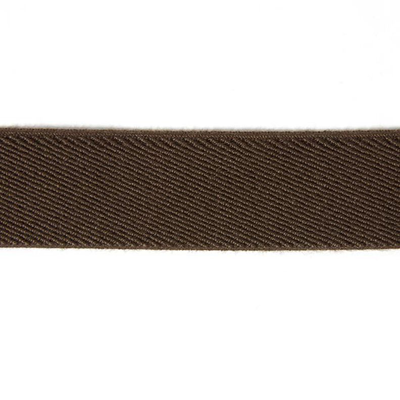 Nastro elastico basic - marrone scuro, image number 1