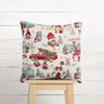 tessuto arredo gobelin Gnomo di Natale – beige chiaro/rosso,  thumbnail number 9