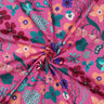 popeline di cotone Meadow Flower stampa digitale | Nerida Hansen – pink/petrolio,  thumbnail number 3