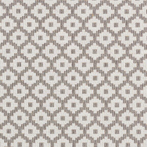 Tessuto jacquard da esterni losanghe – grigio, 