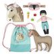 HORSE LOVE Cut & Sew, taglio di tessuto in cotone con cavalli [ 80 x 155 cm ] | Kullaloo,  thumbnail number 2