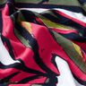 jersey di viscosa grandi foglie – rosa fucsia acceso/blu notte,  thumbnail number 2