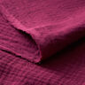 mussolina / tessuto doppio increspato – rosso Bordeaux,  thumbnail number 5