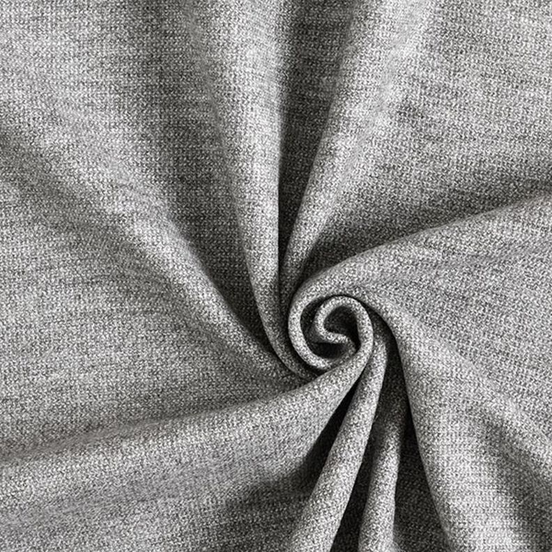 tessuto per cappotti garzato, mélange – grigio scuro | Resto 80cm,  image number 1