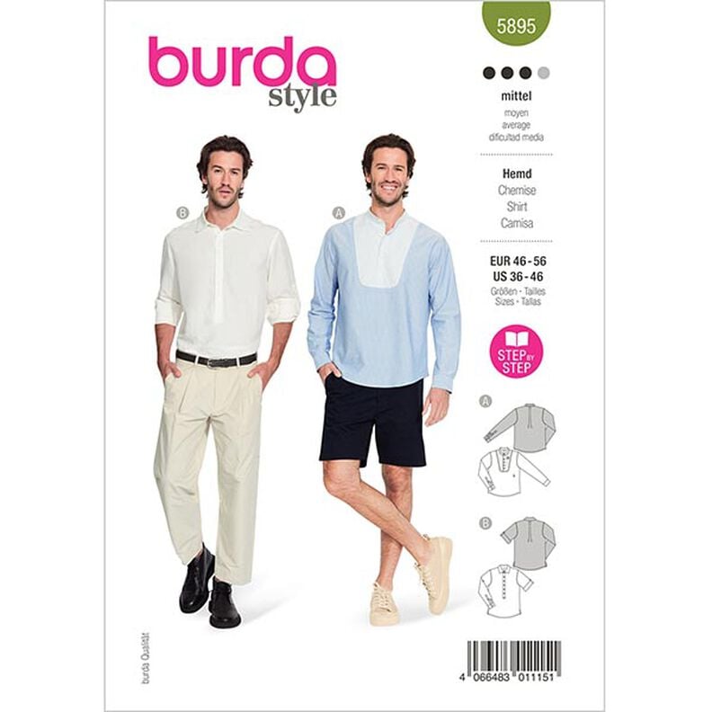 camicia  | Burda 5895 | 46-56,  image number 1