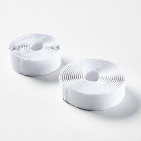 Set di nastro biadesivo autoadesivo [2 x 2m | 20 mm] – bianco, 