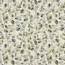 tessuto arredo mezzo panama foglie di pioppo – naturale/verde oliva scuro,  thumbnail number 1